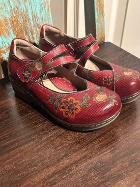 L'Artiste by Sprint Step Leather Mary Janes - Mamataish Size 36